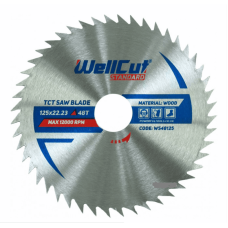Disc pentu lemn Standard Wellcut 125х5.0х22.23 mm